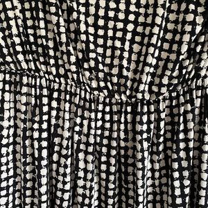 Black and white dress